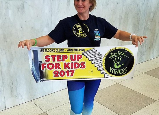 DZIKA FITNESS 1ST 80 FLOORS STEP UP FOR KIDS CLIMB 2017
