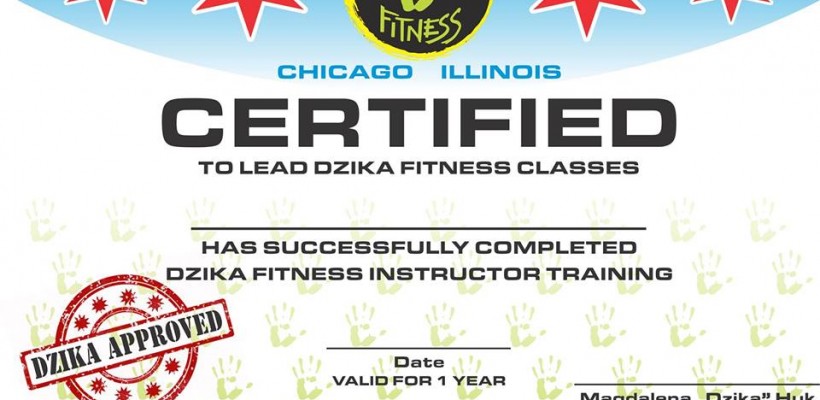 1ST OFFICIAL DZIKA FITNESS INSTRUCTORS OF 2017 WILL GET CERTIFIED !